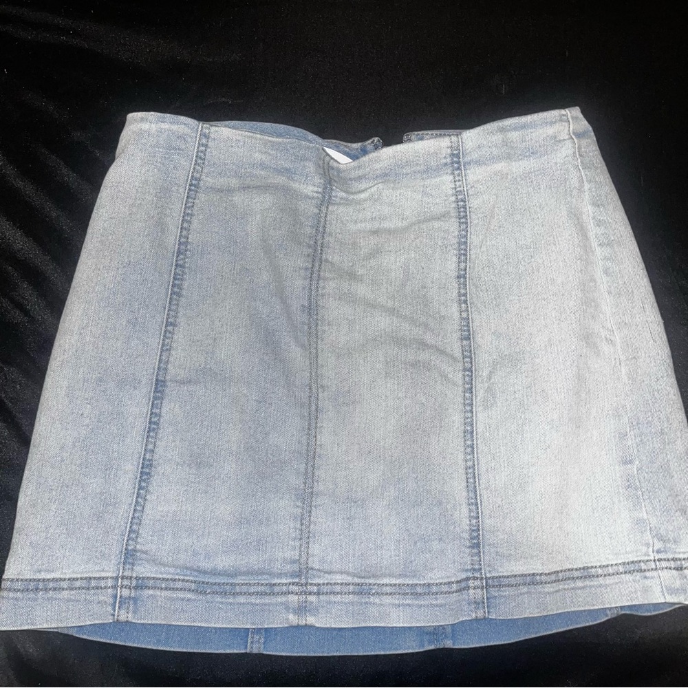 Wild Fable Light Blue Denim Mini Skirt